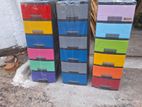 6 Drawer plastic cupboards sets
