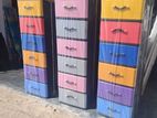 6 Drawer plastic cupboards sets new