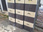 6 Drawer plastic office/ cloth cupboards