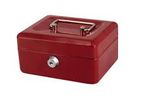 6 Inch Cash Box - Red Color