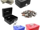 6 Inch Metal Cash Box With Tray