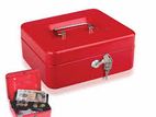 6 Inch Red Color Petty Cash Box