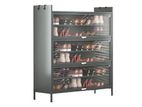 6 Layer Metal Shoe Cabinet with Top Shelf, Rack