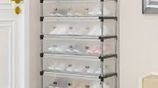 6 Layer Shoe Rack Lightweight Dust Storage Shelf