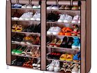 6-Layers Double Side Cover Roll up Shoe-Rack