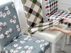 6 PCs Dining Chair - Stretchable Elastic Cloth Cover Set
