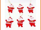 6 Pcs Santa Hanging Deco - Christmas Decorations