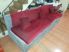 6 Seater Teak Sofa