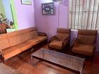 6 Seats Sofa Set with Glass Table