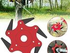 6 Steel Blade Trimmer for Brush Cutter Attachment