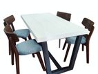 60"* 30" table with 4 cafe chairs