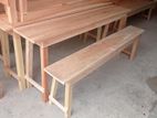 6*1 Table and bench