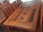 6*3 Design Teak Wood Dinning Table