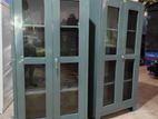 6*3 Ft Glass Door Steel Office Cupboard .