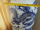 63 Inch Porcelain Imperial Dragon vase