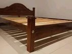 6*3 teak arch bed and single layer mettres