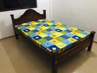 6*4 Teak Arch Bed And Mattress
