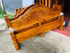 6*5 Ft 72*60 Teak Triple Queen Arch Bed