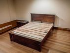 6*5 ft (72*60) Teak Triple Queen Box Bed