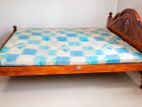 6*5 Wooden Bed With Mattress