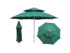 6.5Feet Double Vent Garden Umbrella