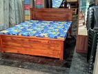 6*5ft Box Bed and Double Layer Mattress