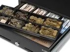 6.5kg Black Metal POS Cash Drawer 5 Notes 8 Coins