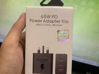 65W PD Power Adapter trio