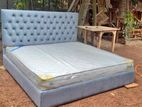 6"*6" Cushion King Size Bed with Spring Mattress