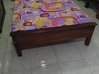6ft *4ft Bed With Mattress Double layer.