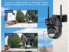 6K 15MP WIFI IP Camera Outdoor 8X Zoom Three Lens