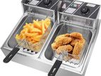 6L Electric Deep Fryer Double