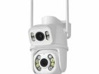 6MP Dual Lens WiFi PTZ CCTV IP Camera Night Vision Color ICSEE App