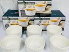 6pcs Ceramic Baking Cup Set 3"