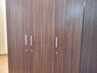 6X 4 Melamine 3D Wardrobe Teak Colour