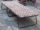 6×2.5ft Folding Bed with Mattress