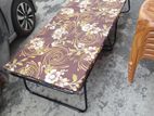 6×2.5ft Folding bed with mattress
