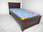 6x3 Brand New Teak Box Bed With Double Layer Mettress