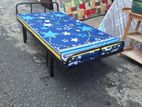 6×3 Steel Bed with Mattress
