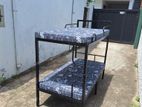 6×3 Steel bunker beds with 2 foam mattresses