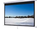 6×4 Feet Semi Auto 4K Manual Projector Screen