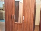 6X4 Melamine 3D with Mirror Wardrobe