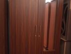 6x4 Melamine Teak Wardrobe