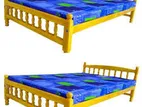 6x4 Size Actonia Double Bed and Layer Mattress