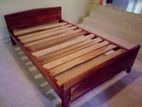 6×4 Teak Wood Bed
