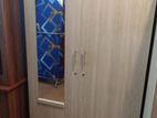 6x4 Wardrobe Melamine Ash with Mirror