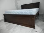 6x5 (72x60) Teak Bed With Arpico Spring Mattress 7 Inches