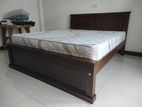 6x5 72x60 Teak Bes Box Bed With Arpico Spring Mettress 7 Inches