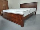 6x5 (72x60) Teak Box Bed With Arpico Spring Mettress 7 Inches / 115