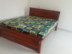 6x5 Queen size Teak Box Bed And double layer mattress